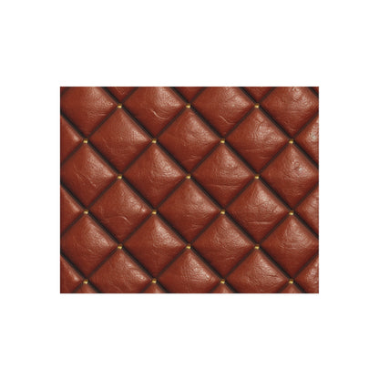 Brown Leather Cognac Pattern Rugged Durable Design Style - Outdoor Rug