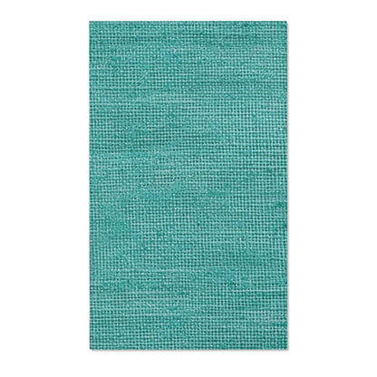 Quality Mint Turquoise Denim Fabric Deisgn, Stylish Material - Area Rugs