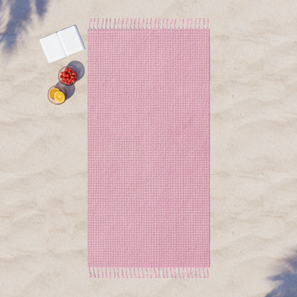 Blushing Garment Dye Pink: Denim-Inspired, Soft-Toned Fabric - Boho Beach Cloth