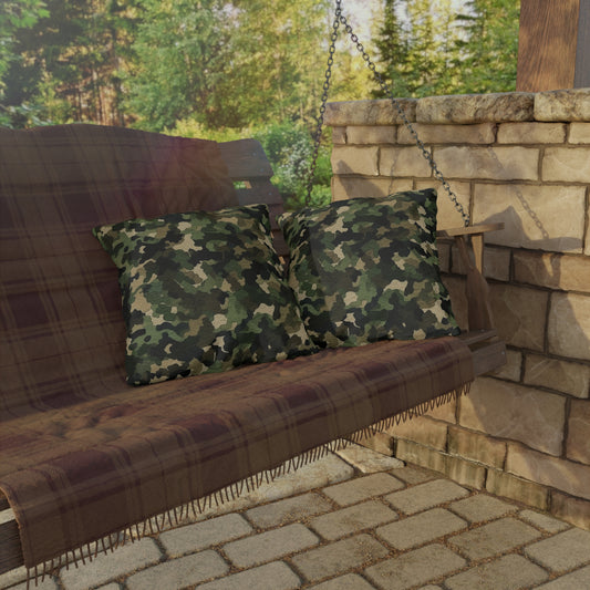 Classic Camo | Camouflage Wrap | Traditional Camo - Outdoor Pillows