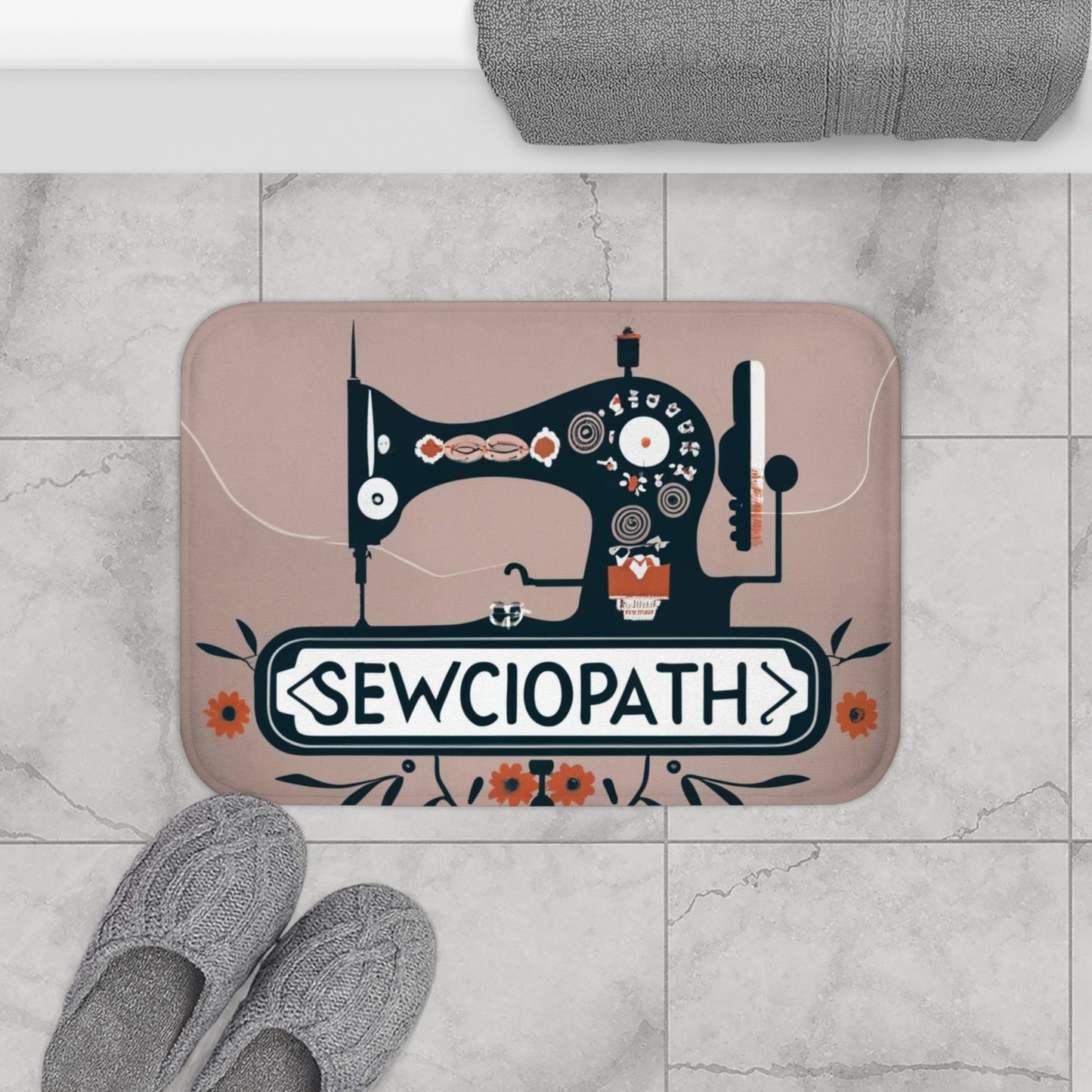 Costura Sewciopath - Alfombra de baño