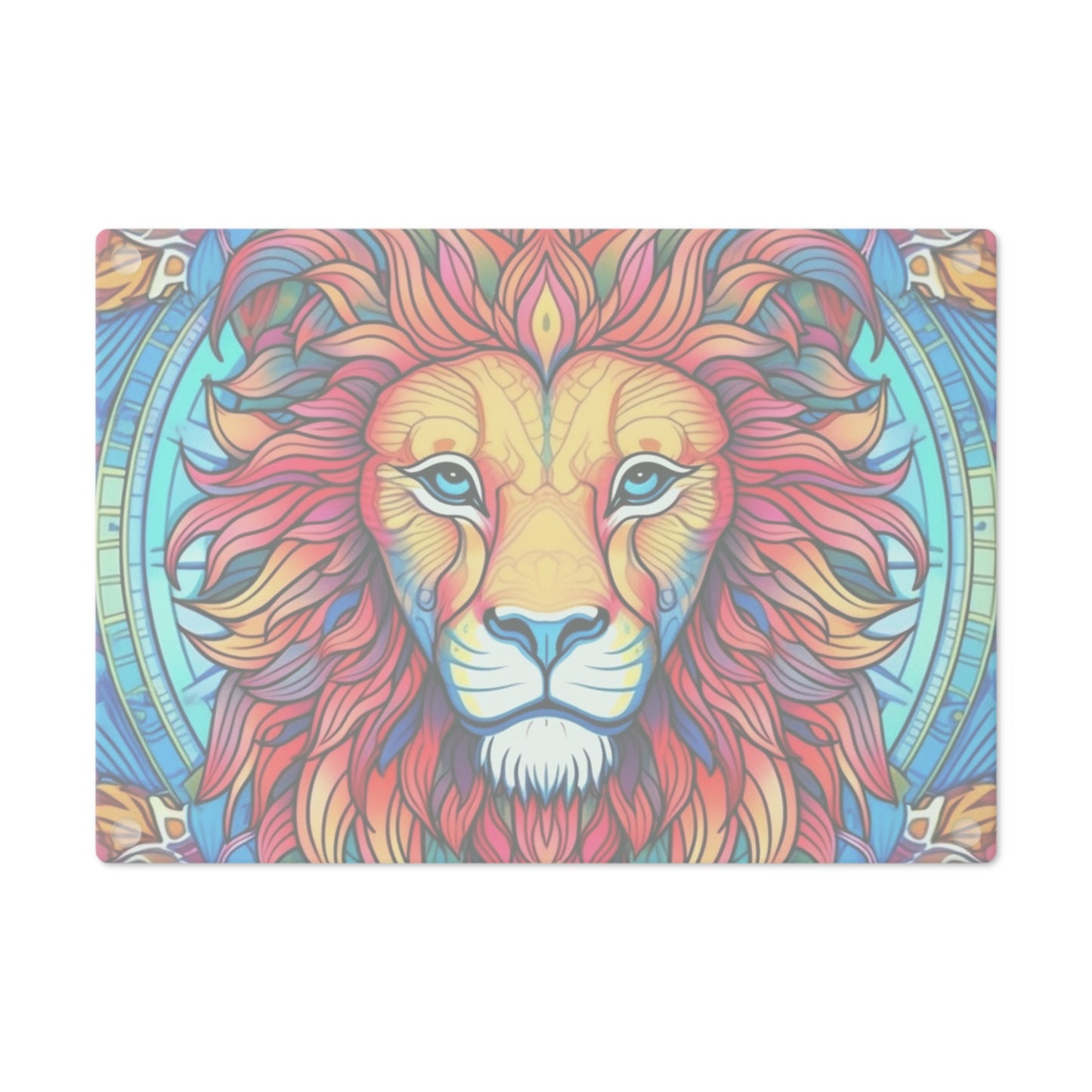 Astrological Leo - Cosmic Zodiac Constellation, Lion Symbol Art - Cutting Board