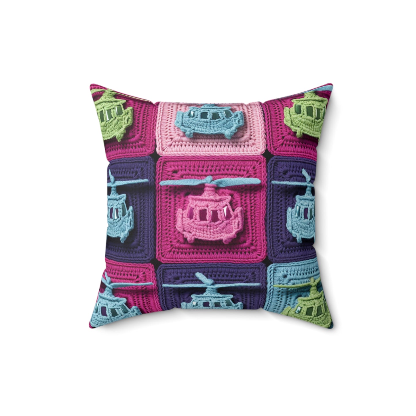 Spun Polyester Square Pillow