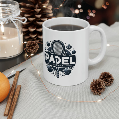 Padel Tennis, Sport, Ceramic Mug, 11oz