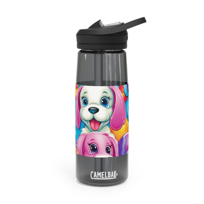 Happy Puppy & Dog Design - Vivid and Eye-Catching - CamelBak Eddy®  Water Bottle, 20oz\25oz