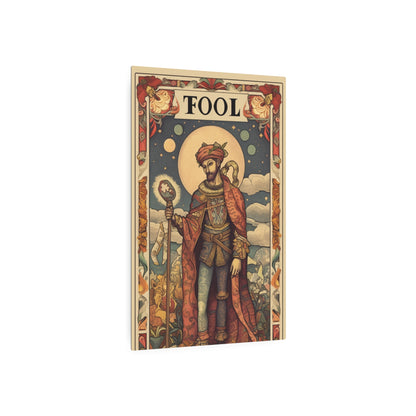 Expressive Tarot - 'The Fool' Card Artistic Reading Symbol - Metal Art Sign