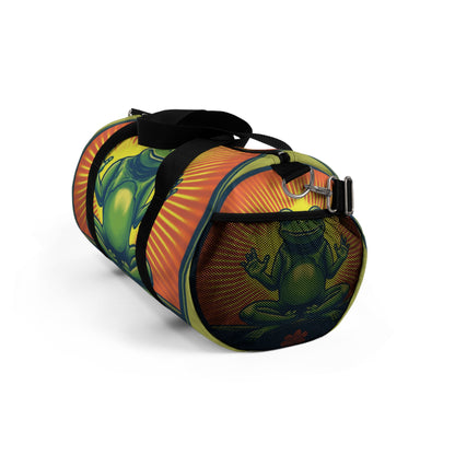 Yoga Frog Namaste Amphibian Relax Graphic Duffel Bag