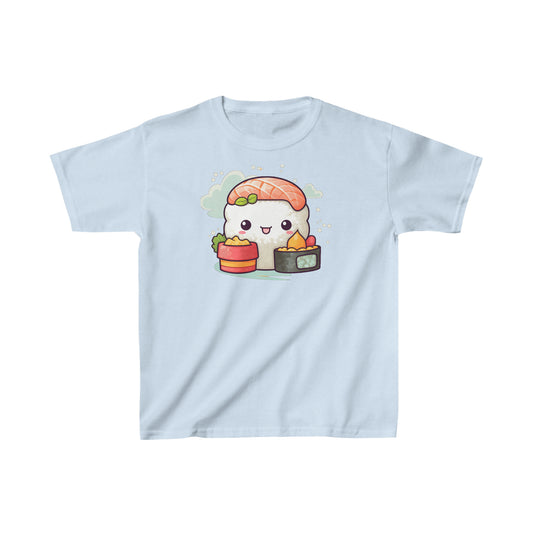 Anime Sushi - Japanese Cute kawaii - Otaku Gift - Kids Heavy Cotton™ Tee