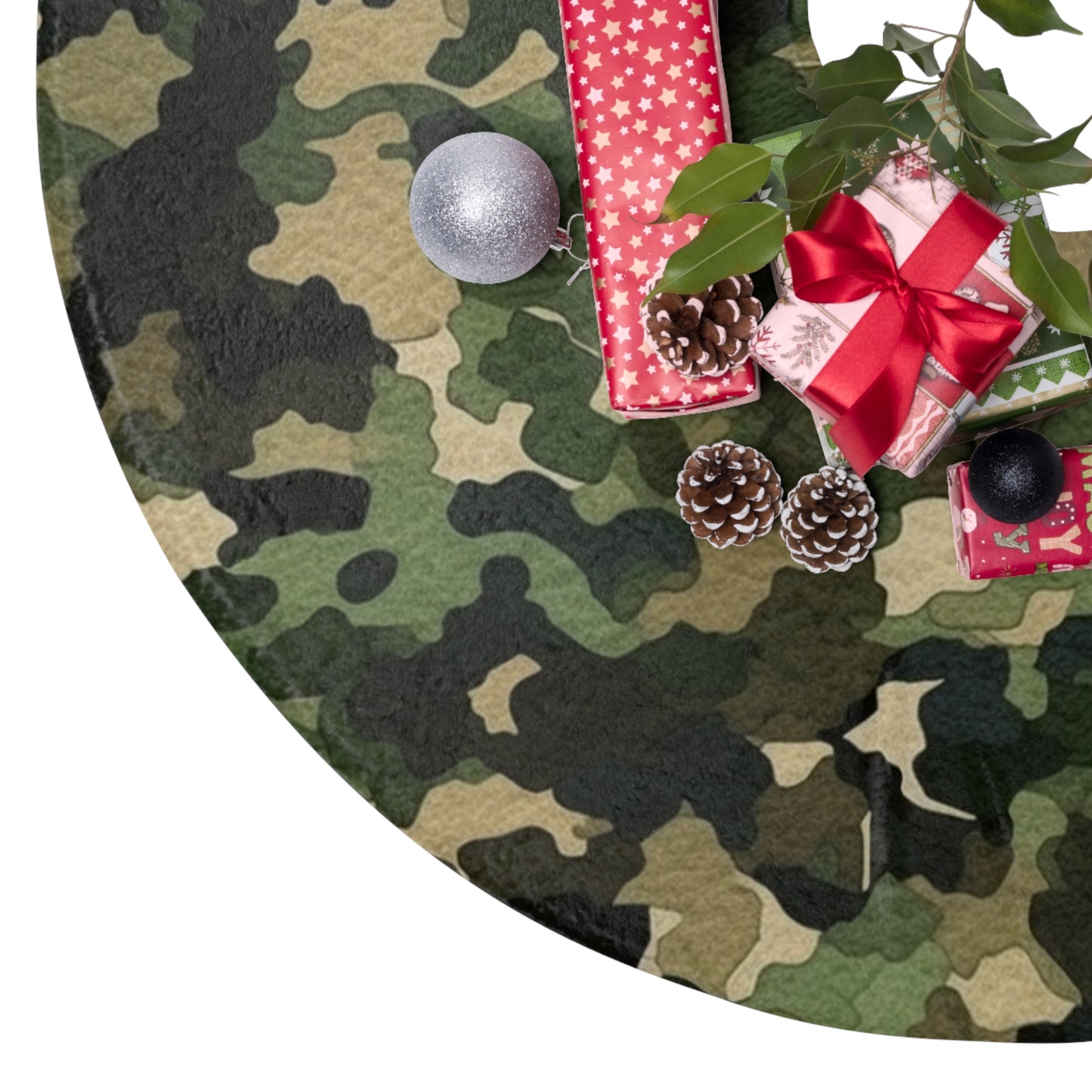 Classic Camo | Camouflage Wrap | Traditional Camo - Christmas Tree Skirts