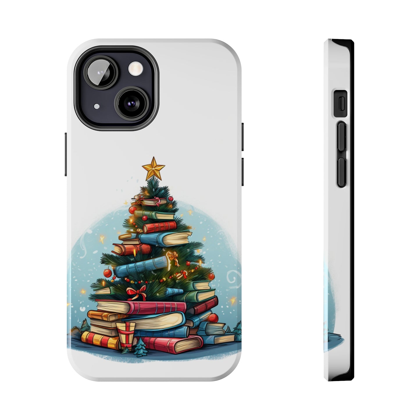 Book Lover Christmas Tree, Gift For Readers - Tough Phone Cases