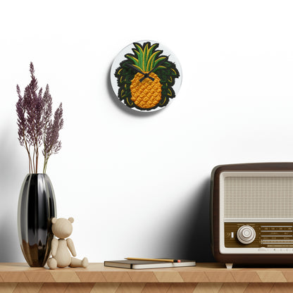 Pineapple - Acrylic Wall Clock