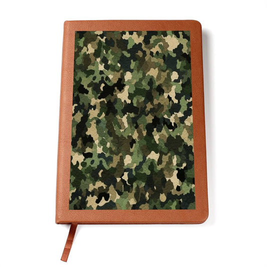 Classic Camo Graphic - Vegan Leather Journal Notebook