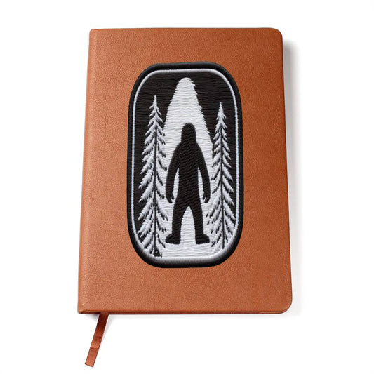 Bigfoot Embroidered Patch, Graphic Leather Journal