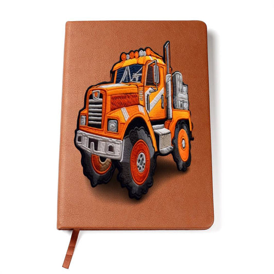 Truck Chenille Patch Design, Graphic Leather Journal