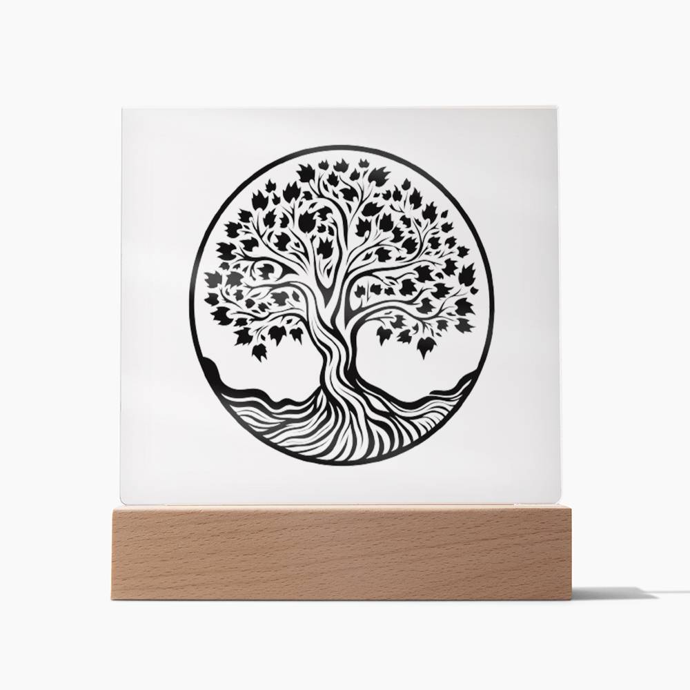 Tree Of Life Square Acrylic Plaque