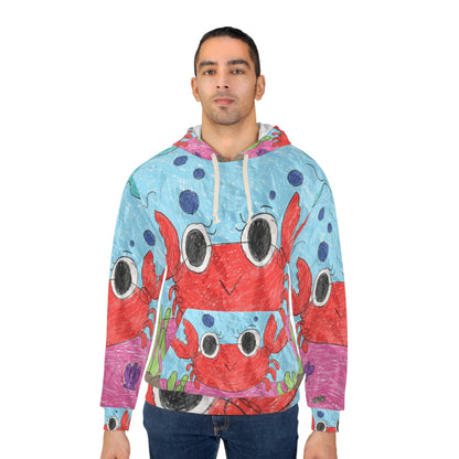 Lobster Crab Graphic Sea Lovers AOP Unisex Pullover Hoodie