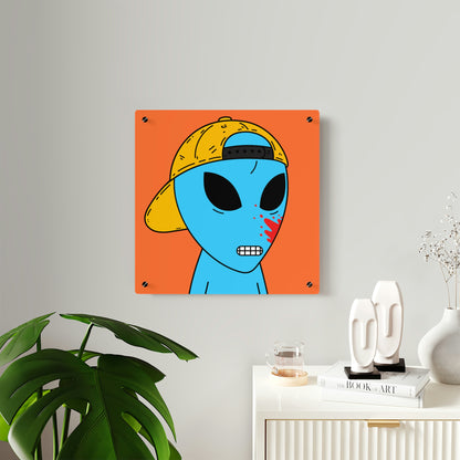 Alien Blue Blood Visitor Acrylic Wall Art Panels