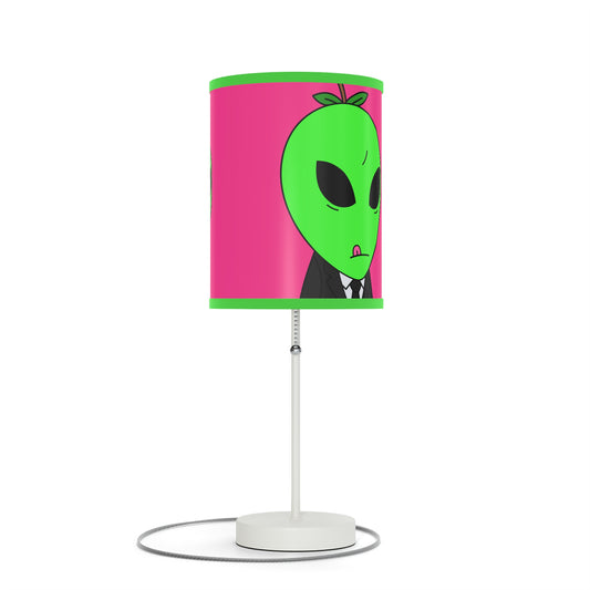 Apple Head Tongue Out Black Business Suit Lamp on a Stand, US|CA plug