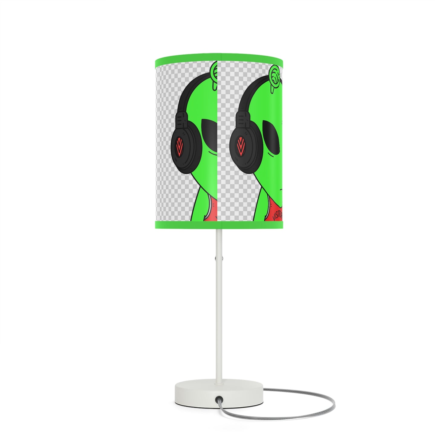 Alien Music Headphone Podcast Character Visitor Lamp on a Stand, US|CA plug