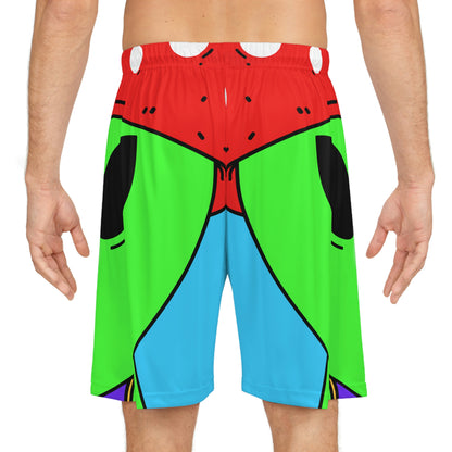 Healthy Sport Jersey Mushroom Alien Basketball Shorts