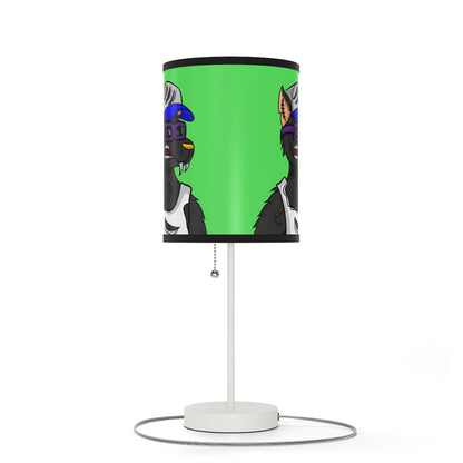 Trucker Truck Werewolf Wolf Gold Nose Digital Anime Lamp on a Stand, US|CA plug