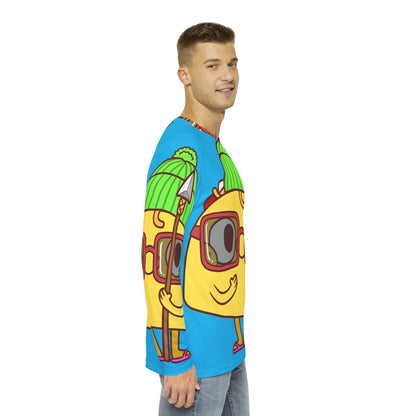 Tribal Taco Men's Long Sleeve AOP Shirt