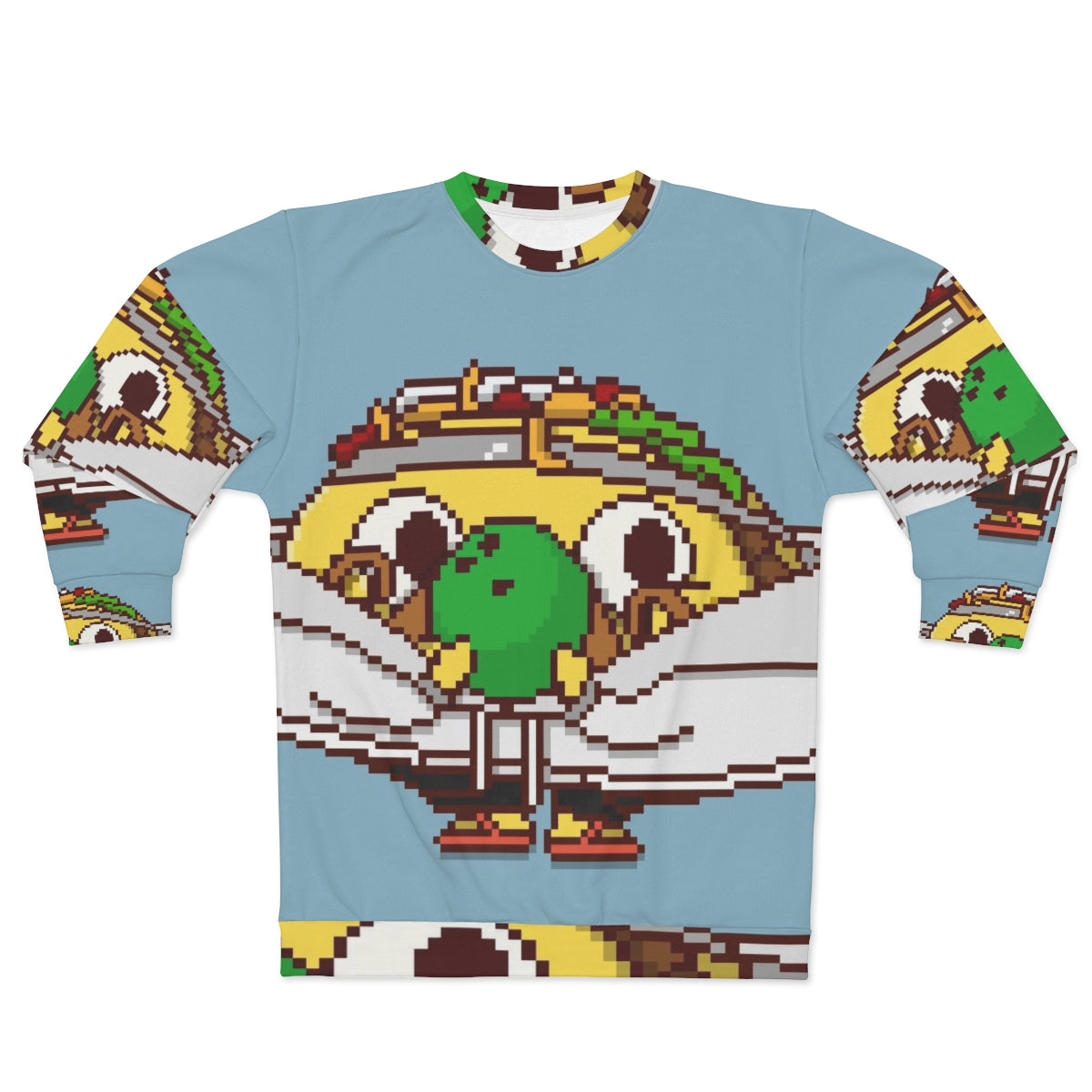 Bowling Champ Perfect Score Taco AOP Sudadera unisex 