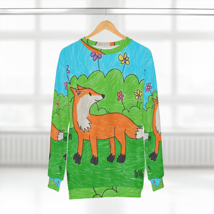 Fox Woodland Animal Foxy AOP Unisex Sweatshirt