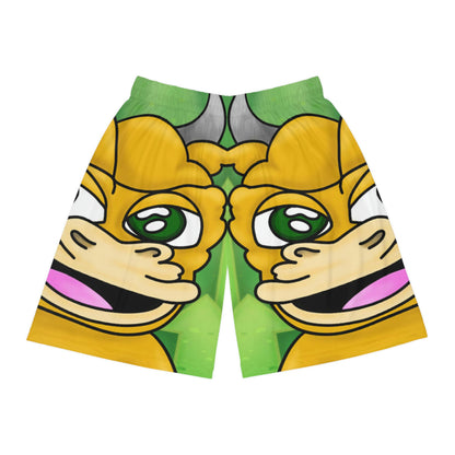 Bull Run Money Bear Market Graphic Basketball Shorts