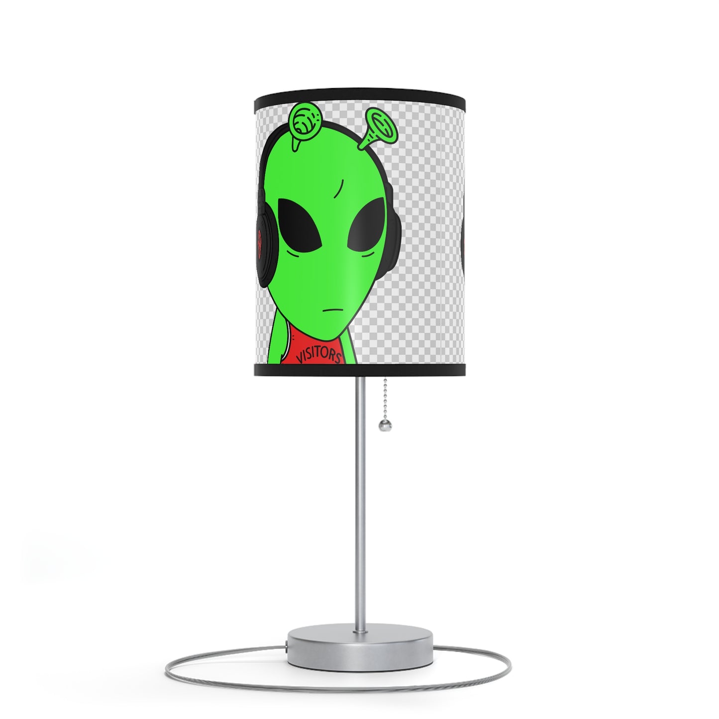 Alien Music Headphone Podcast Character Visitor Lamp on a Stand, US|CA plug