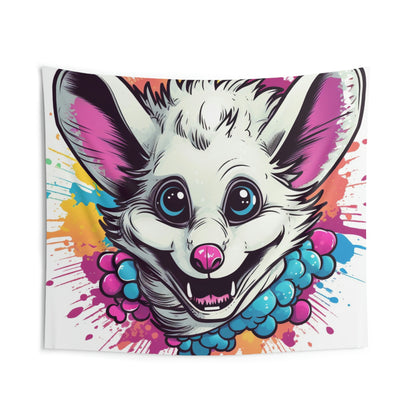 Opossum Animal Creature Anime Character Animation Indoor Wall Tapestries