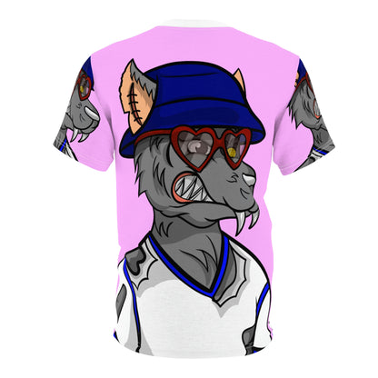 Wolf Valentine Cyborg Werewolve Camiseta unisex AOP cortada y cosida 