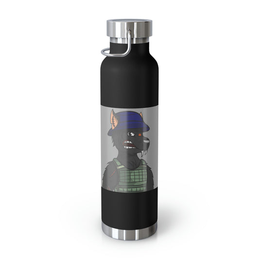 Army Wolf Copper Vacuum Insulated Bottle, 22oz