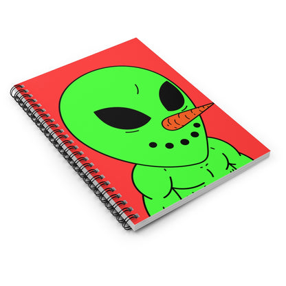 Veggie Visi The Vegetable Visitor Spiral Notebook - Ruled Line