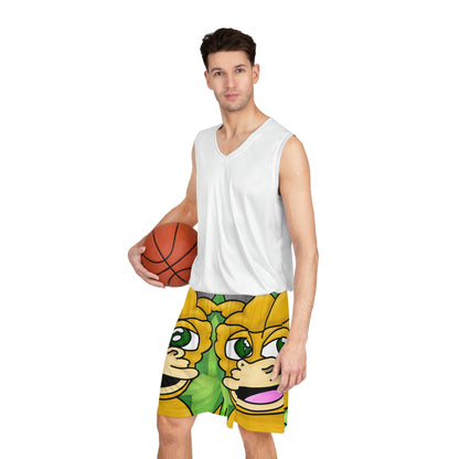 Bull Run Money Bear Market Graphic Basketball Shorts