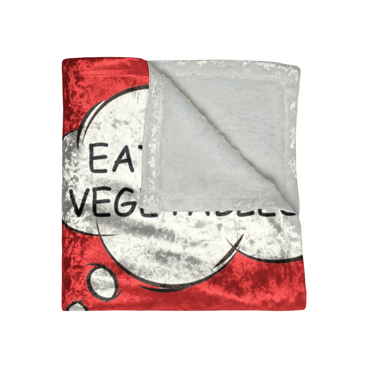 Veggie Visi The Vegetable Visitor Crushed Velvet Blanket - Visitor751