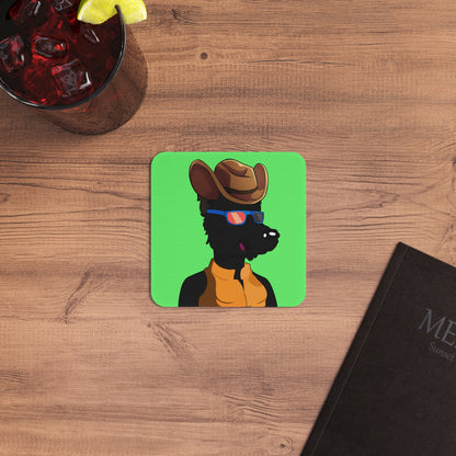 Cowgirl Wolf Cyborg Wolve Coasters (50, 100 pcs)