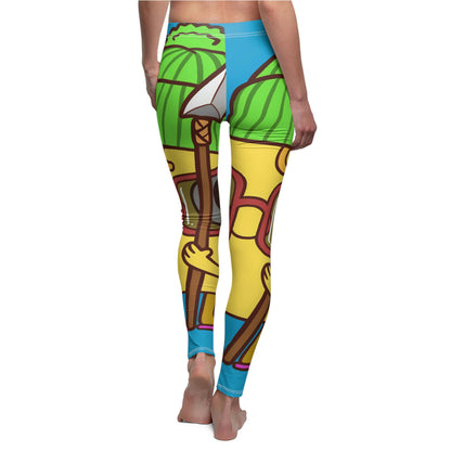 Tribal Taco Women's Cut & Sew Casual Leggings