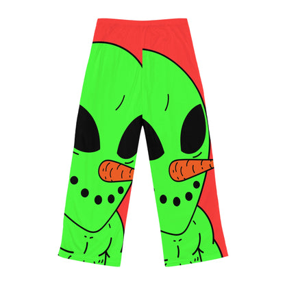 Alien Veggie Visi Vegetable Visitor Women's Pajama Pants (AOP)