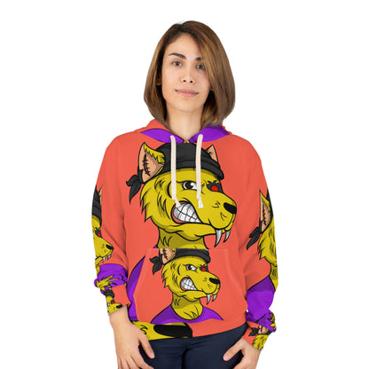 Web3 NFT Wolf Werewolve AOP Unisex Pullover Hoodie