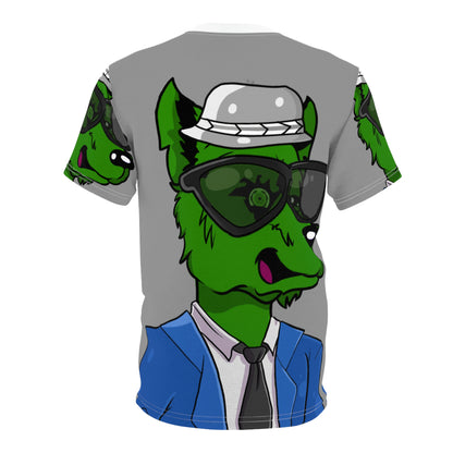 Werewolve Wolf Business Suit Cartoon Unisex AOP Cut & Sew Tee