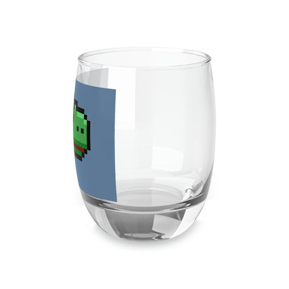 Dinosaur Dino Pixel Whiskey Glass