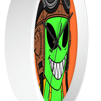 Air Force Aviator Alien Wall clock