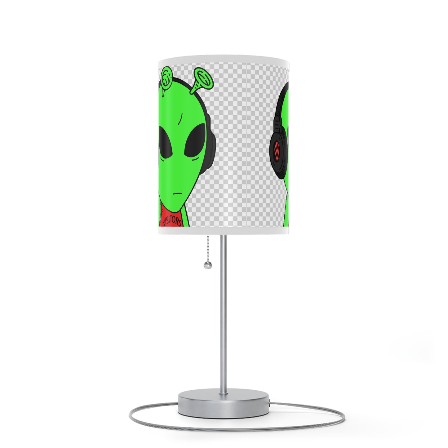 Alien Music Headphone Podcast Character Visitor Lamp on a Stand, US|CA plug