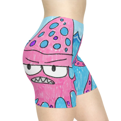 The Kraken Octopus Clean Graphic Women's Biker Shorts