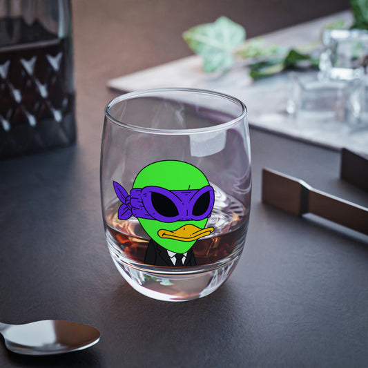Alien Visitor 751 Whiskey Glass