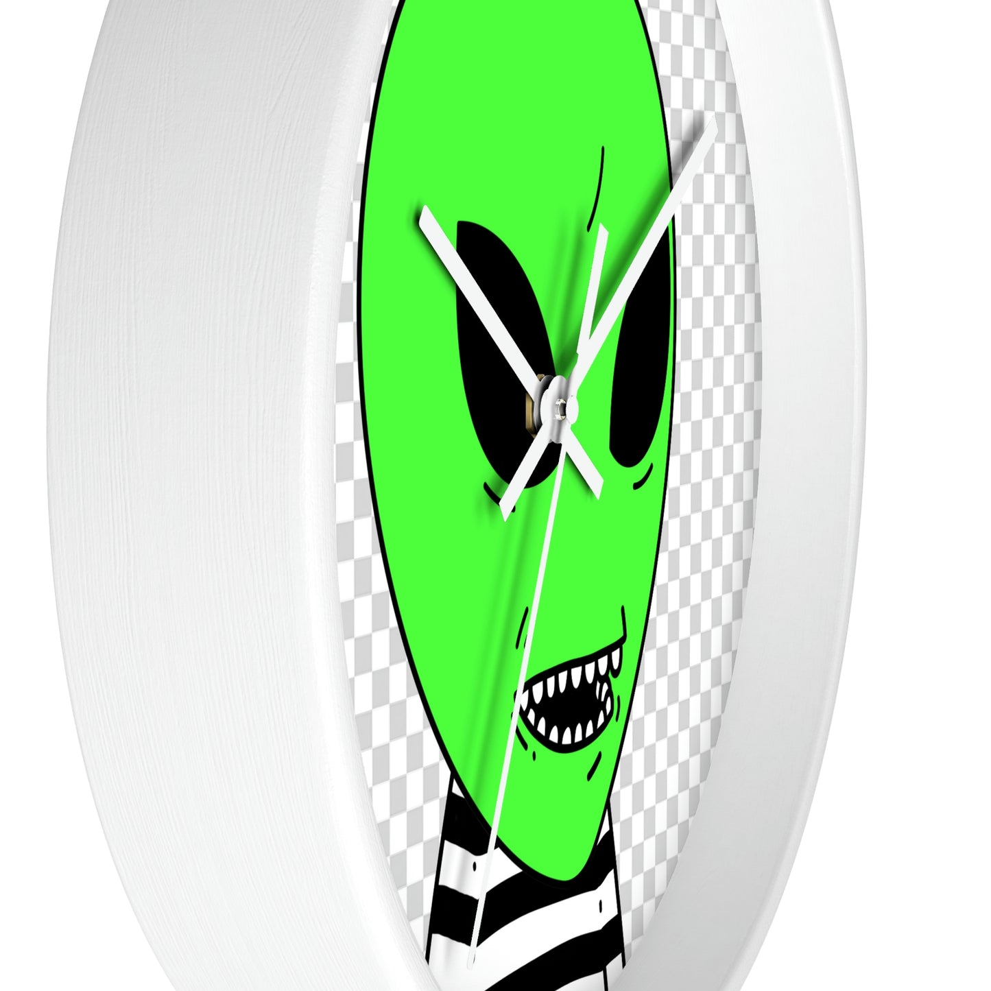 Clean Teeth Toothy Alien Wall clock