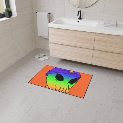 Alfombra de piso resistente Peace Alien Pride