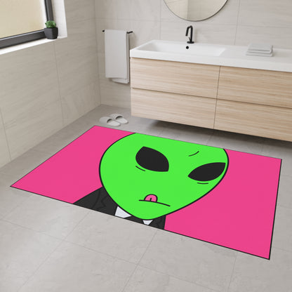 Alfombra de piso resistente Alien para visitantes de negocios