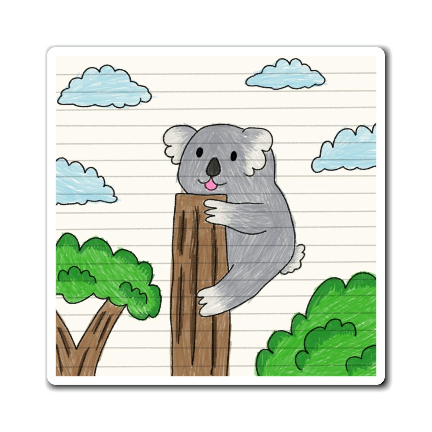 Koala Bear Animal Tree Climber Magnets